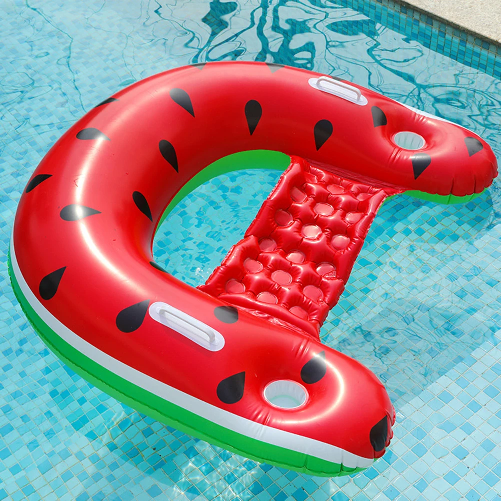 Matelas à Air Gonflable Pour Piscine 178x116 Cm - Bains De Soleil Flottant Rose - Neuf