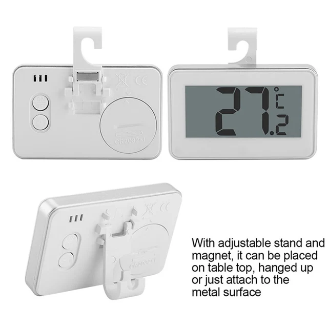 Lcd Digitális Hőmérő Fagyasztóhőmérséklethez -20C-60C (-4F ~ 140F) Fokos Hűtőszekrény Hűtőhegy Konyha Eszköz - Image 6