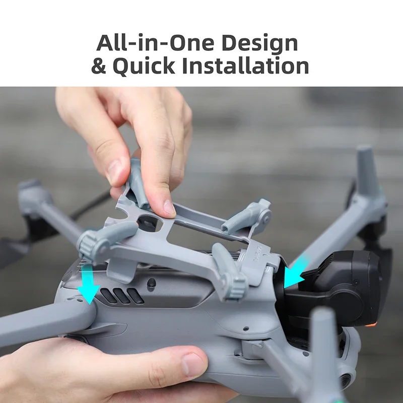 Train d'atterrissage pliable pour DJI Air 3S/Air 3 - Protection et hauteur