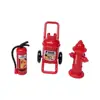 Plastic Dollhouse Mini Fire Extinguisher Acrylic Fire Hydrant Doll Accessories Doll House Decoration for 1/6 And 1/12 Dollhouse 4