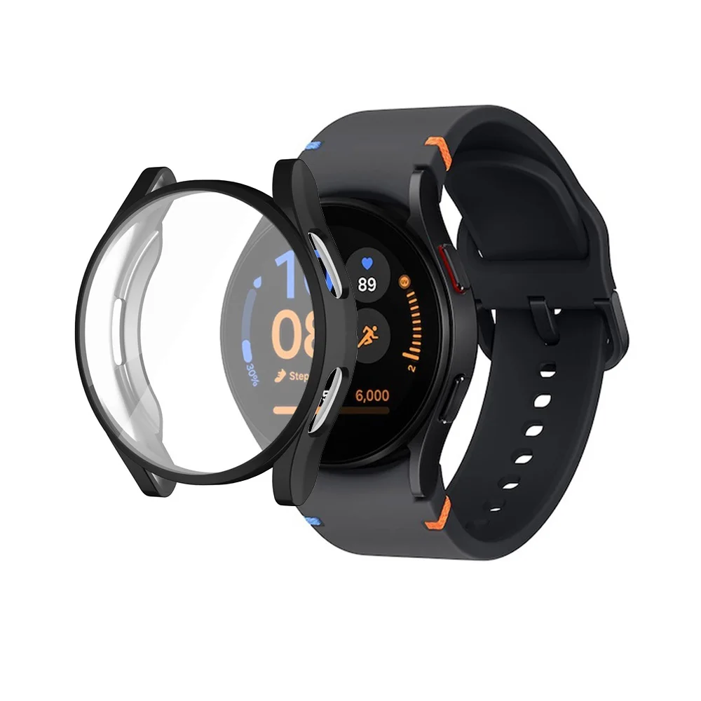 Full Cover Transparent Soft TPU Protective Watch Case