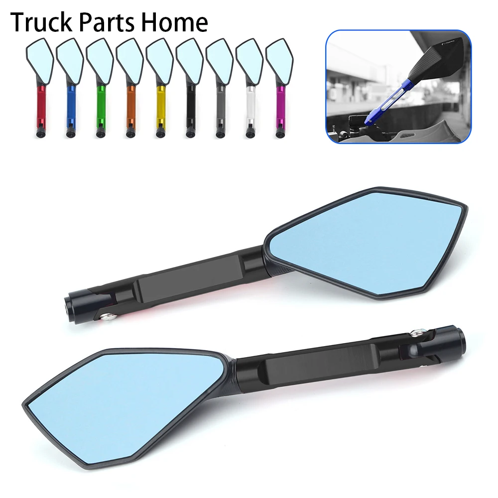 

CNC Aluminum Motorcycle Rearview Side Mirrors Anti-glare For KAWASAKI NINJA 250R