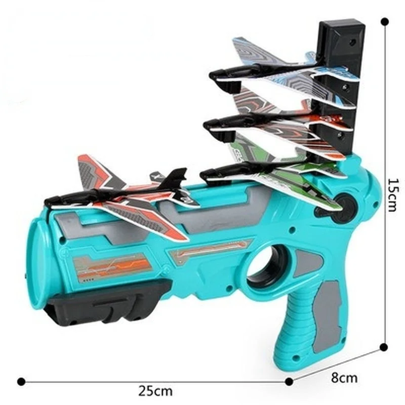 Airplane Launcher Bubble Catapult Plane Toy Airplane Toys for Kids plane Catapult Gun Shooting Game Toys Outdoor Sport Toys