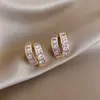 87704-088b47.jpg Boucles d'oreilles Vintage CC Design pour femmes, mode coréenne, croix X, Zircon, bijoux de fiançailles, cadeaux, vente en gros