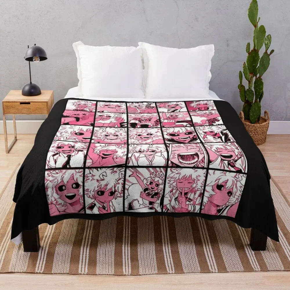 

Mina Ashido Collage - color version Classic Throw Blanket Soft Plaid Heavy Blankets