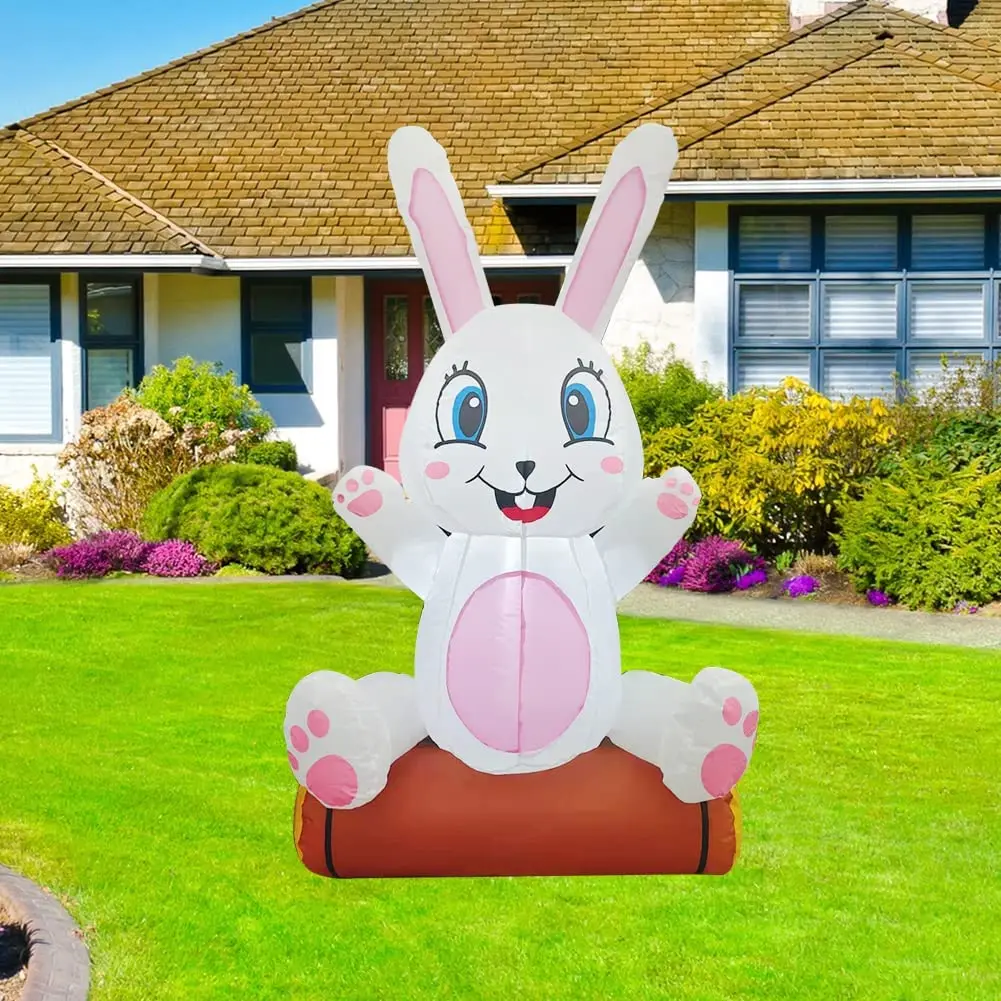 

Easter Decorations for Home Easter Inflatable Toy Easter Party Props Outdoor/Indoor