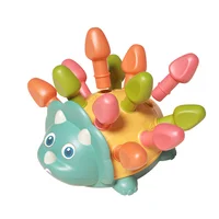 DIY Slide Insert Dinosaur Toy Training Baby Educational Early Education Toy Childrens Gift Toy 1