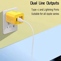 USB-зарядное устройство 120 Вт, быстрая зарядка, 4 порта USB Type C, адаптер для зарядки мобильного телефона для iPhone 15/16, Samsung Xiaomi, Huawei 3,0, зарядное устройство — изображение 4