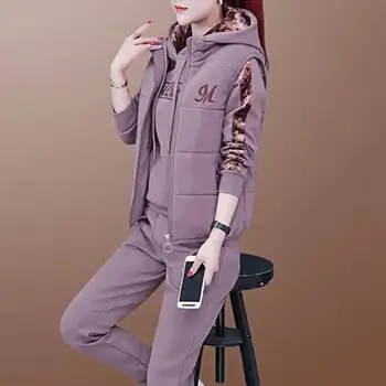 Women Tracksuit Autumn and Winter Pullovers Sweatshirts Jogging Suit Casual Long Pants Sports Suit Women Three Piece Outfits 202 3