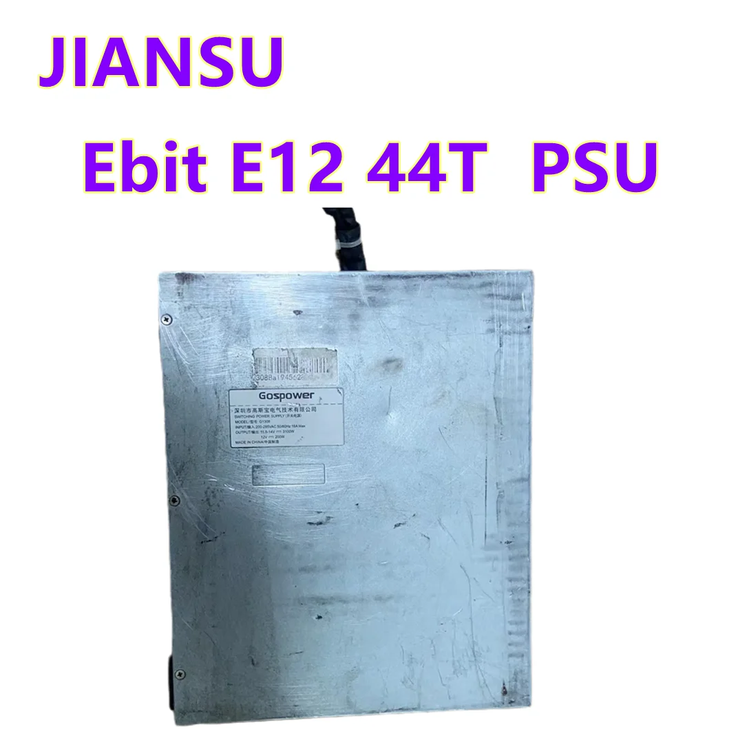 Usato Bitcoin Miner Ebit E12 44T Alimentatore Psu Parte