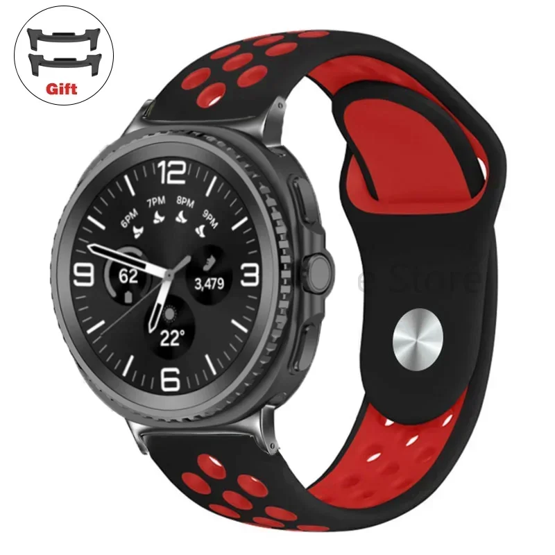 Adjustable Silicone Sport Strap for Smartwatch - Classic Watchband Accessory