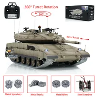 RC Tank 1/16 IDF Merkava MK IV 3958 Heng Long HL 360° Turret Rotary Upgrade Edition TH22647 1