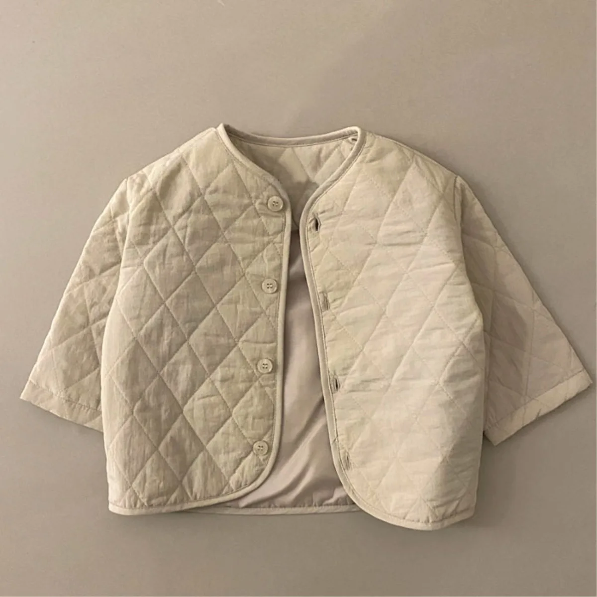 Baby Winter Clothes Thin Warm Jacket 0-3y Girls Casual Cotton-padded Coat Boys Solid Long Sleeve Outerwear Infant Toddler Tops