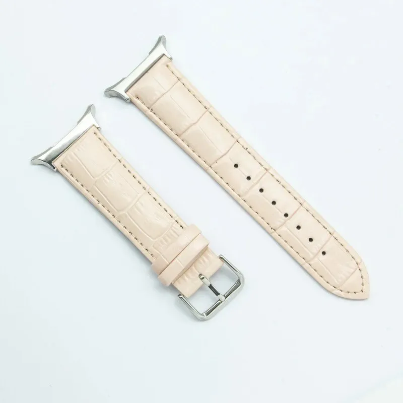 Premium Leather Strap Bracelet for Galaxy Watch 8 Ultra - No Gaps Design, 40mm/44mm Classic