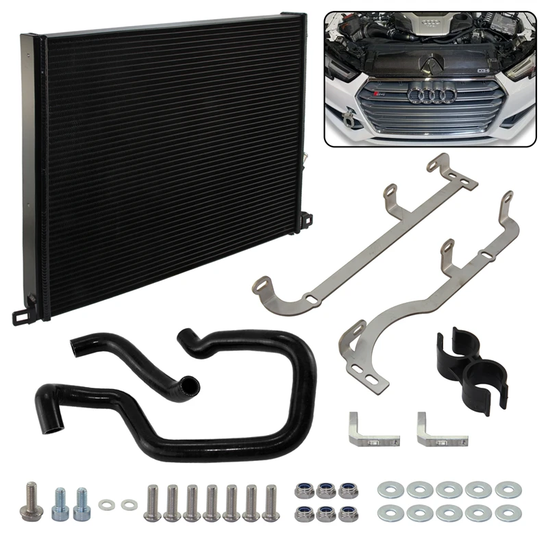 

Competition Radiator Hose Bracket Kit For Audi RS4 B9 / RS5 F5 331KW/450PS 2017+ V6 Biturbo 450cv Engine Black/Blue/Red