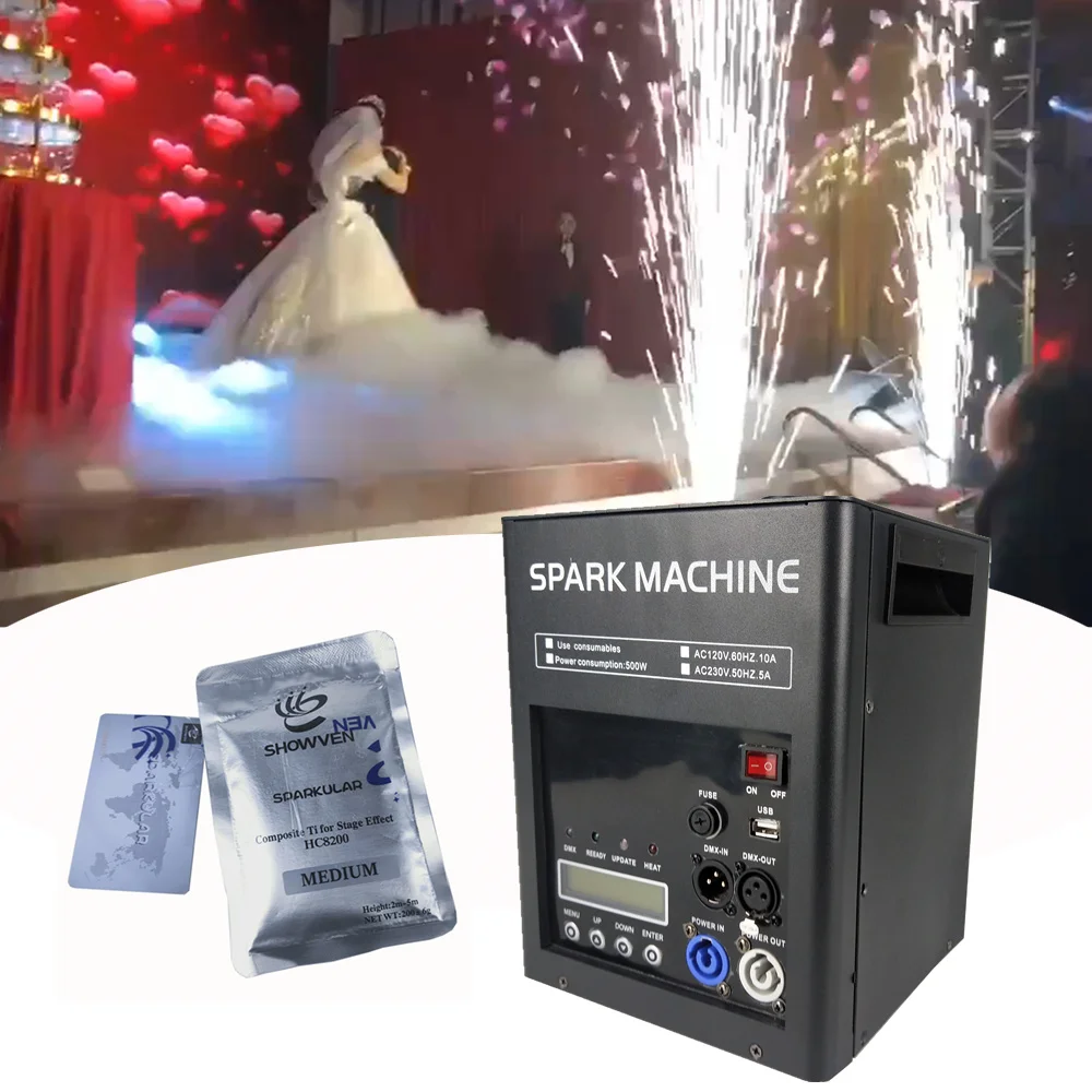 

1 шт./партия, горячая Распродажа, 650 Вт DMX512, освещение диджея, эффекты, водопад, Искрящийся холодный фейерверк, машина для изготовления свадьбы, сцена, холодная Искра, машина