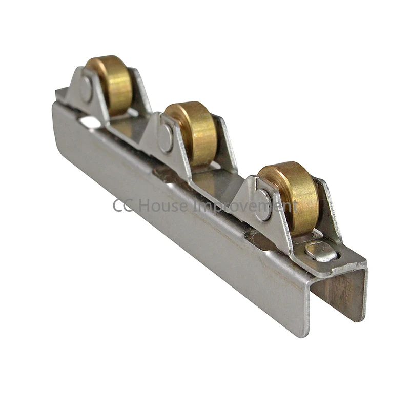 8mm/10mm Glass Sliding Door Roller Clamp Stainless Steel Wheel Pulley Rollers For Bathroom Door Shop Wine Cabinet sliding door rollers