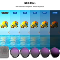ND CPL Lens Filter For DJI OSMO Action3 4 5 Pro Action Camera Accessories UV ND8 ND16 ND32 Lens Filter Set Aluminium Alloy Frame 4