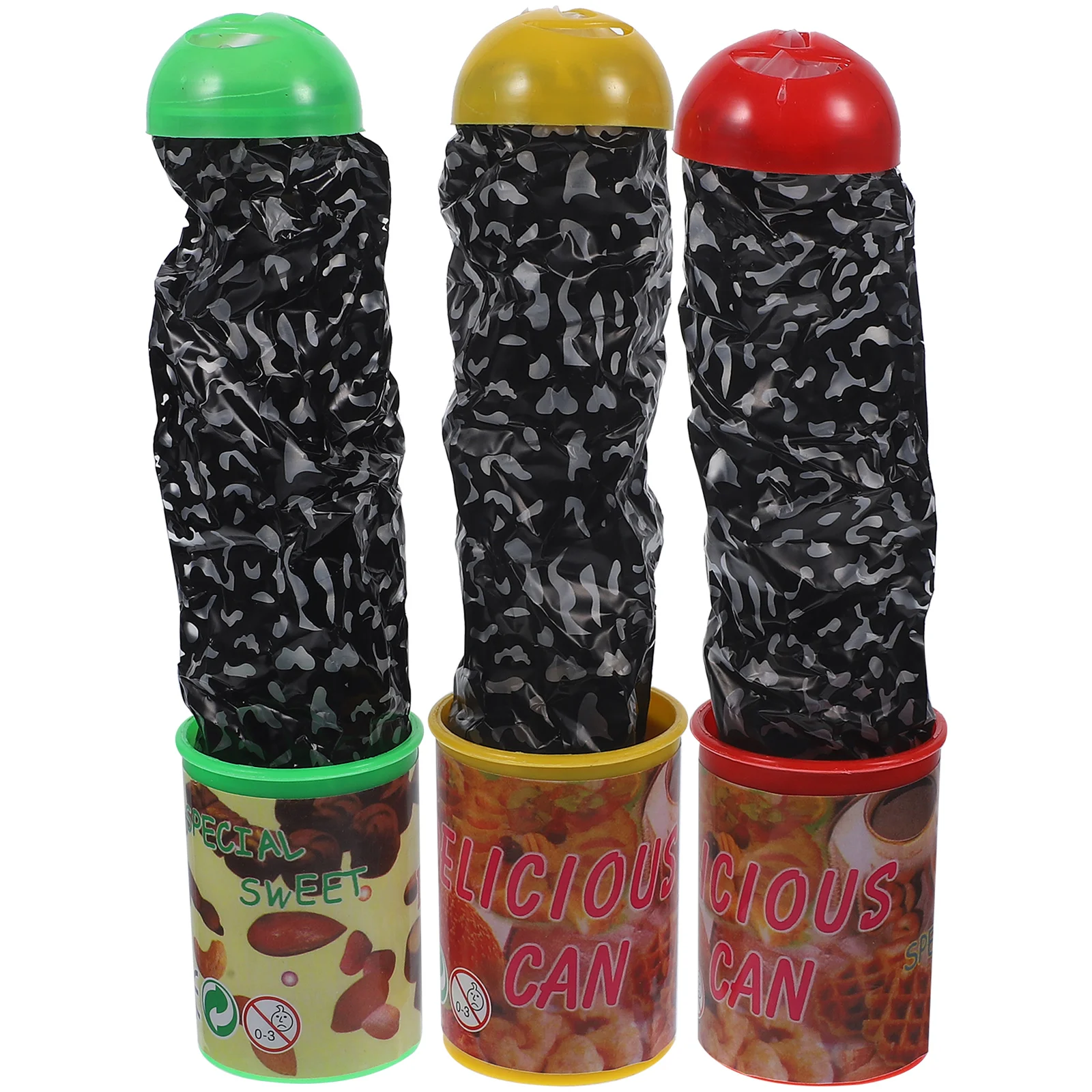 

Trick Gag Toy Shocking Pranks Funny Surprise Gag Toy Jump Spring Snake Toy Surprise Toy Kids Gift Candy Can Toy Prank