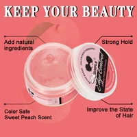 80g Extra Hold Edge Control Gel for Wig 4c Hair 24 Hour Long Lasting Control Gel No-greasy Edge Smoothing Break Hair Styling Wax 2
