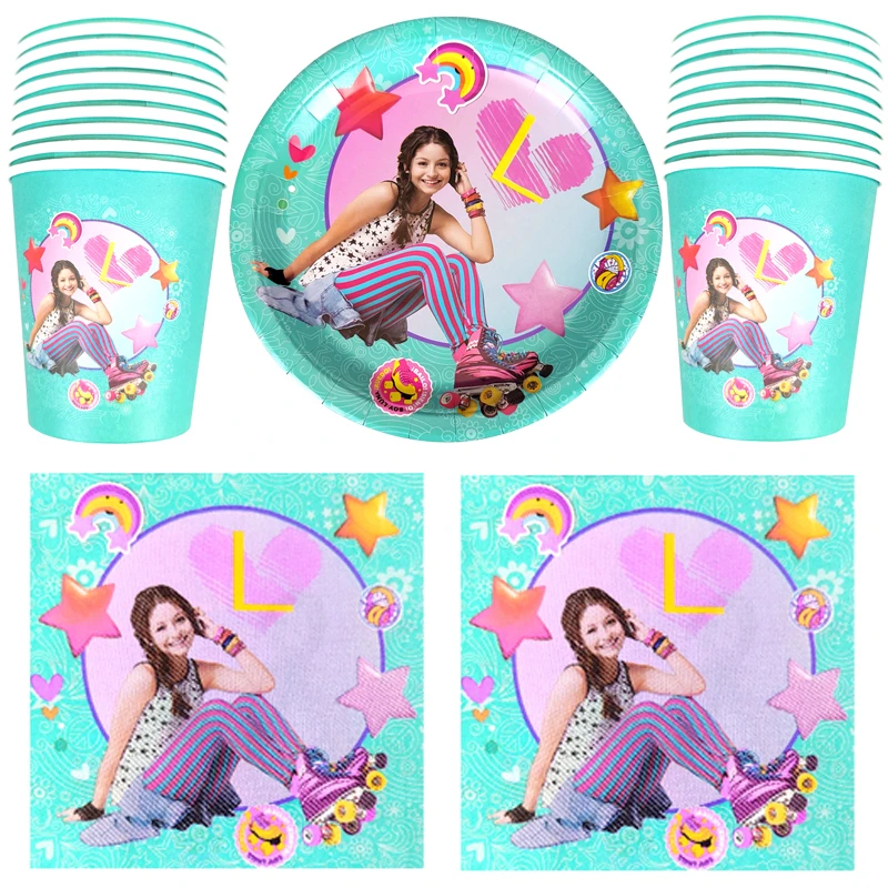 120pcs/lot Favors Napkins Birthday Events Party Decorations Soy Luna Theme Tableware Set Baby Shower Cups Plates - Disposable Party Tableware - AliExpress