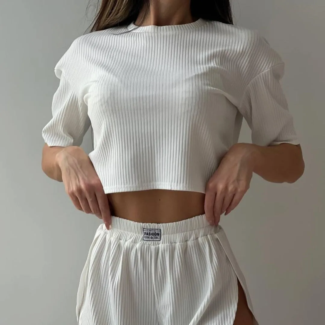 Shorts Suit Pyjamas Sleepwear Lingerie Sleepwear Lingerie Set Women's Pajamas Two Piece Comfortable Sexy Short Sleeve Top Shorts Homewear
