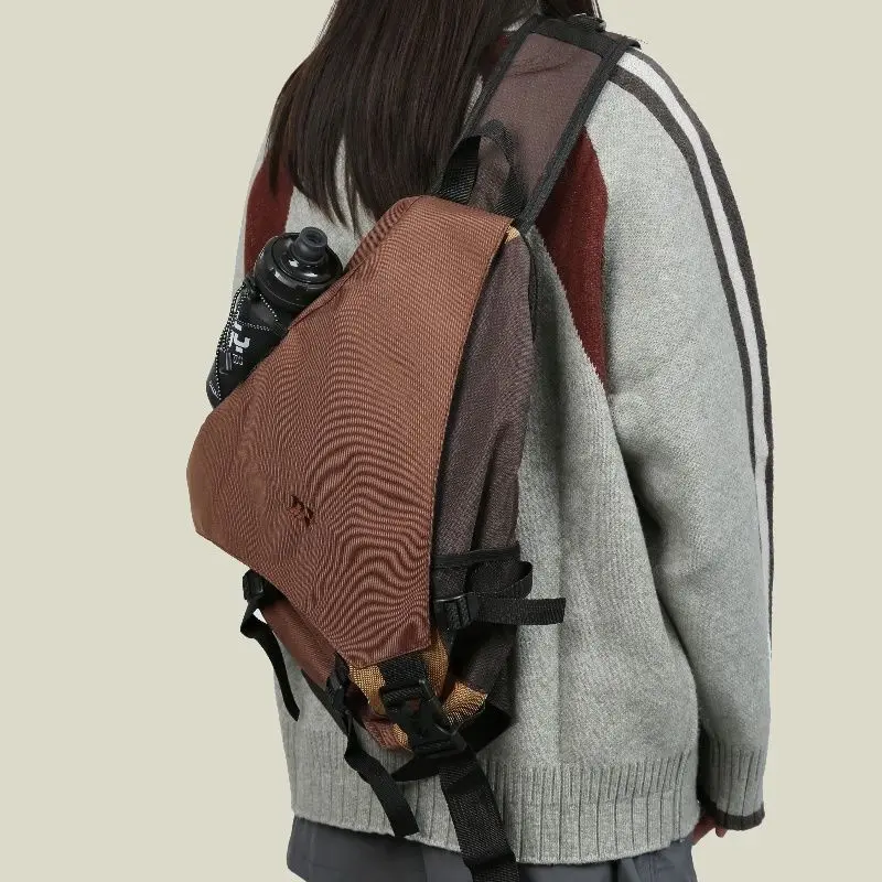 High looks mountain outdoor fashion retro waterproof commuting riding sports bow and arrow bag diagonal shoulder bag