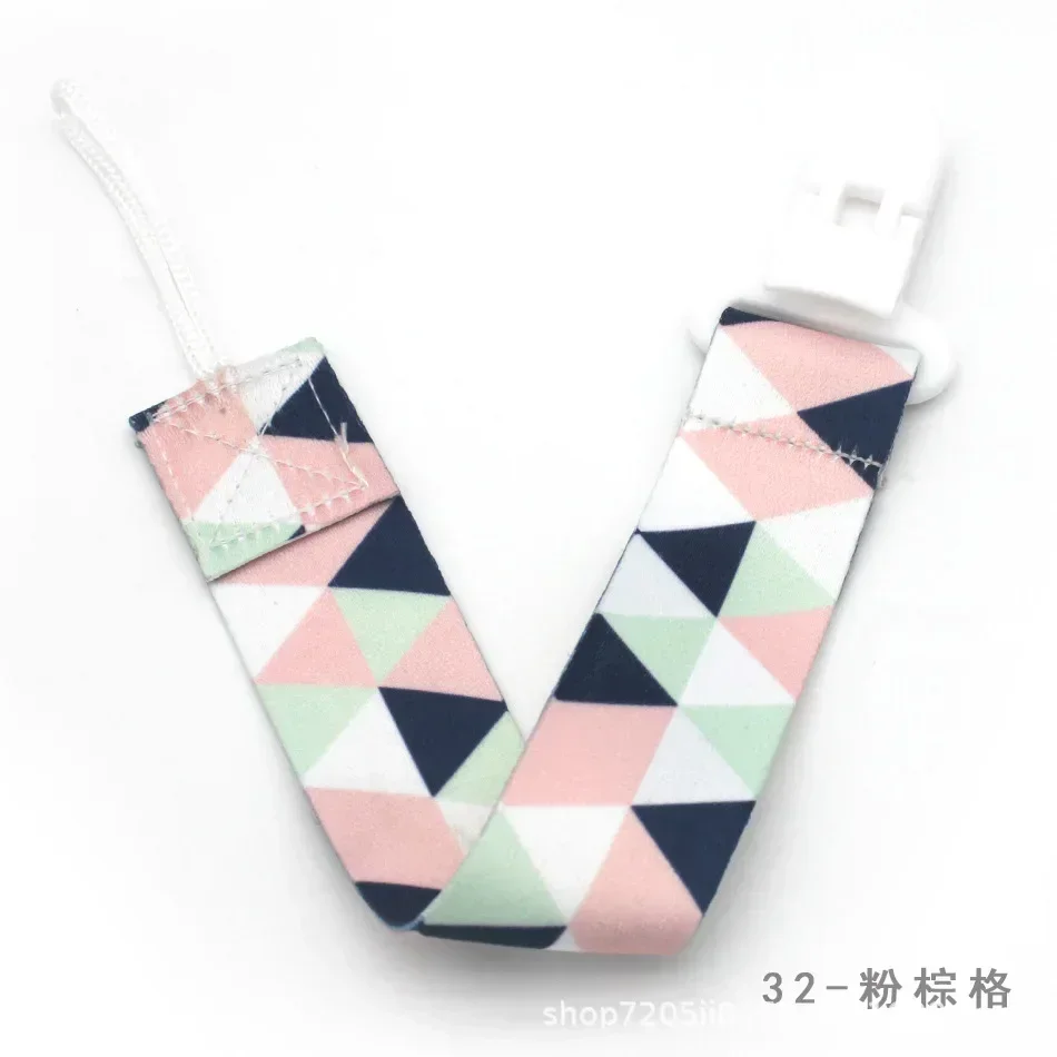New Baby Pacifier Clip Chain Ribbon Dummy Holder Soother Pacifier Clips Leash Strap Nipple Holder for Infant Feeding Gift