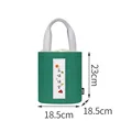 Lunch box thermal bag 1 (small dark green)