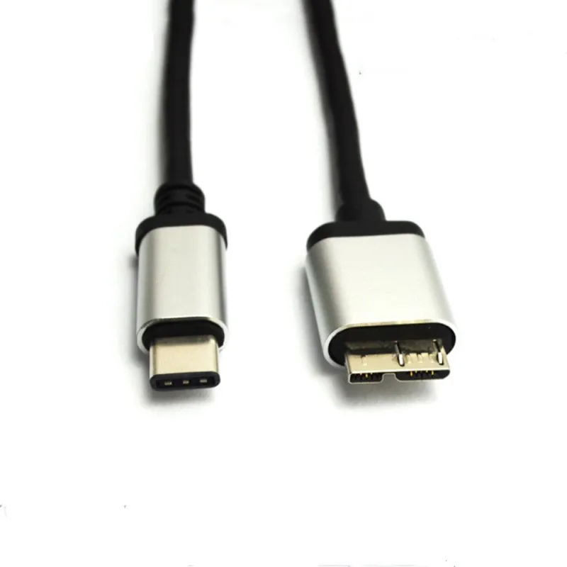 USB Adapter USB C to Micro B Cable For Macbook HDD PC Type-C Charger Camera Disk Cord