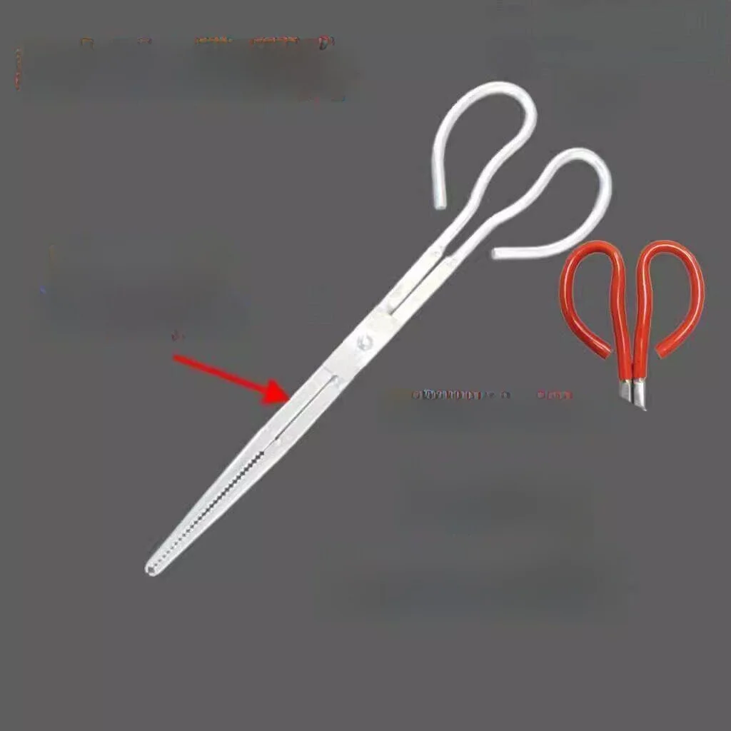 스테인레스 스틸 다기능 클램프 크랩 클램프 해산물 낚시 장비 가정용 쓰레기 집게 노란색 크로커 클램프