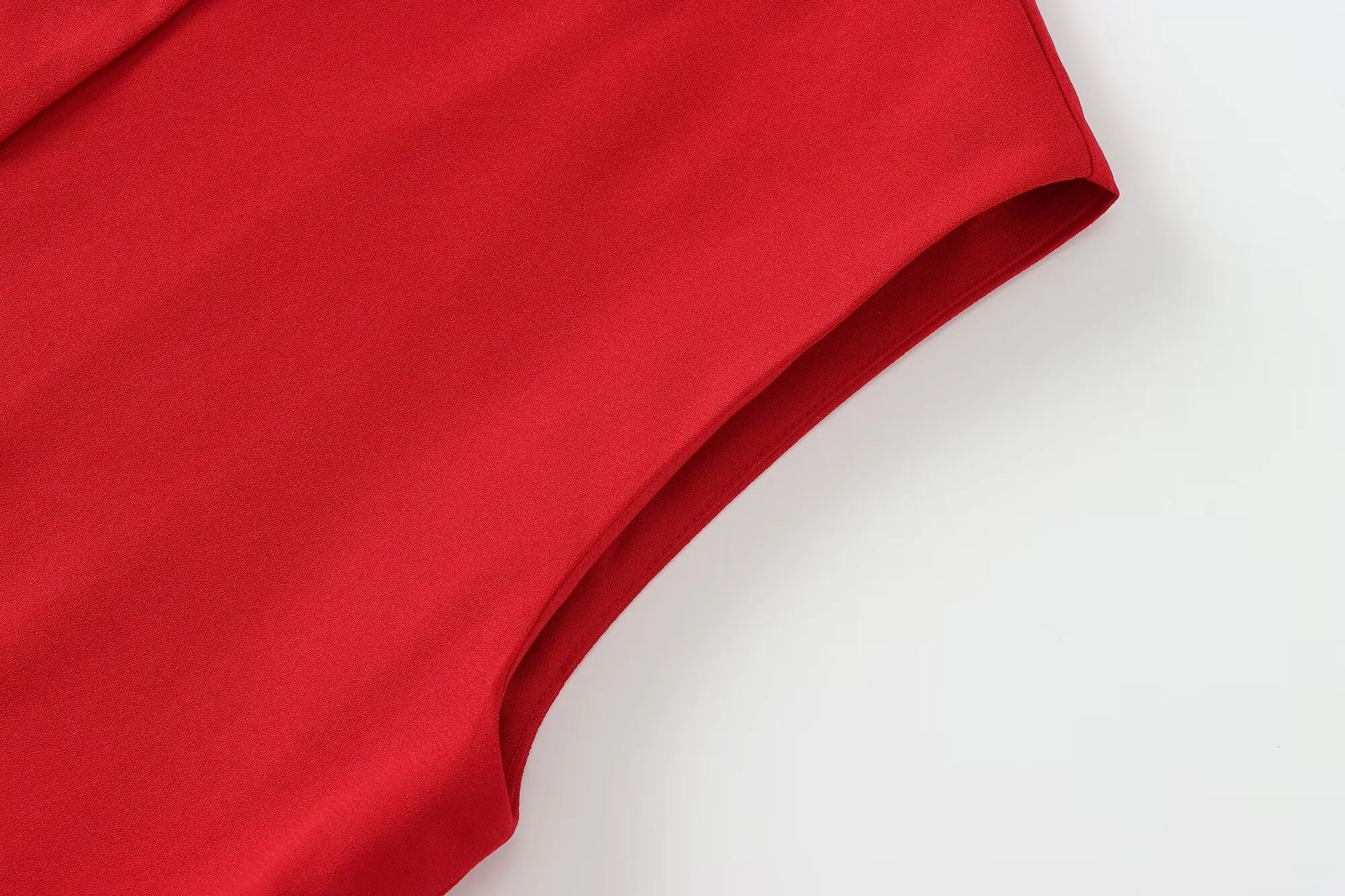 HXAO Frauen 2024 Rot Weiß Schwarz Weste Koreanische Ärmellose Weste Frau Top Strickjacke – Detail 10