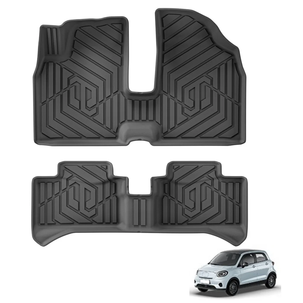 Set Tappetini In Velluto Per Leapmotor T03 (2023+) - 3 Pezzi, Colore Nero, Antiscivolo, Facili Da Pulire, Con Battitacco Rinforzato