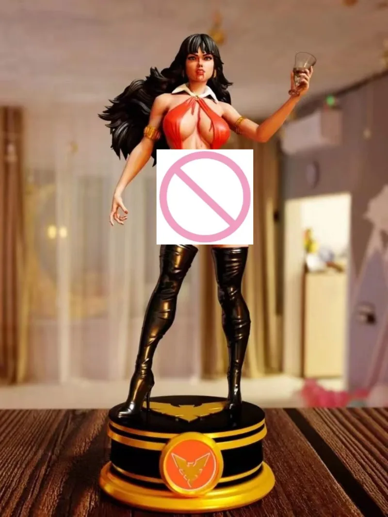 Kit Modello Figura In Resina Scala 1/24 Fantasy Hobby Statua In Miniatura Vampire Diorama Non Assemblato Non Verniciato Spedizione Gratuita