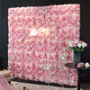 12PCS Artificial Flowers Roses Wall Panel 3D Flower Backdrop Faux Roses for Wall Party Wedding Bridal Shower Outdoor Decoration 2