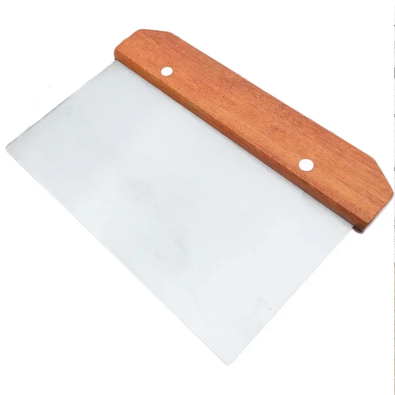 Stainless Steel Pasty Cutters Noodle Knife Cake Scraper with Scale Baking Cake Cooking Dough Scraper Baking Accessories dough scraper baking tool baking accessories cake scraper