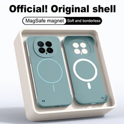 Ultrathin Frameless Magnetic Phone Case with Magsafe Compatibility for HONOR Magic8 Lite (Blue)