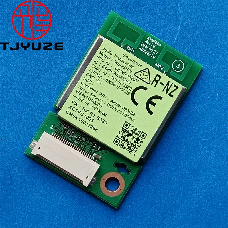 para Samsung Electronics Transceptor de Áudio Wsm520v 649e-wsm520v Wsavm100j00 Avm100a Módulo de Conexão Subwoofer Ah5902748b
