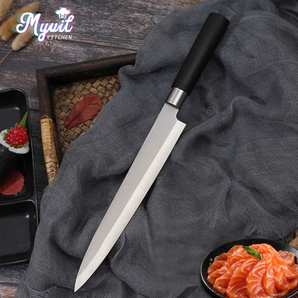 Sushi Knife Salmon Fish Filleting Japanese Chef Knife Stainless Steel
