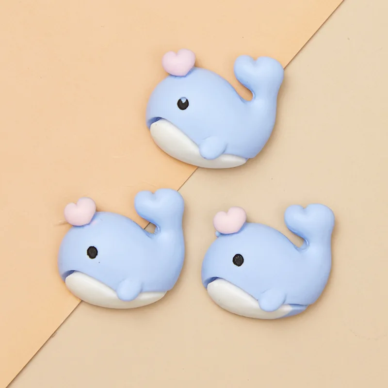 Kawaii Ocean Marine Serie Krabbenwal U-Boot Harz Cabochons Flatback Scrapbook Handwerk DIY Handyhüllen Schmuck Zubehör – Detail 12