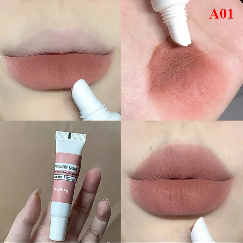 thumbnail image 1 of Liquid Lipstick Velvet Matte Set Lipstick Waterproof Nude Lip Gloss Long Lasting Sexy Women Lip Tint Mud Cosmetics Kit, 1 of 4