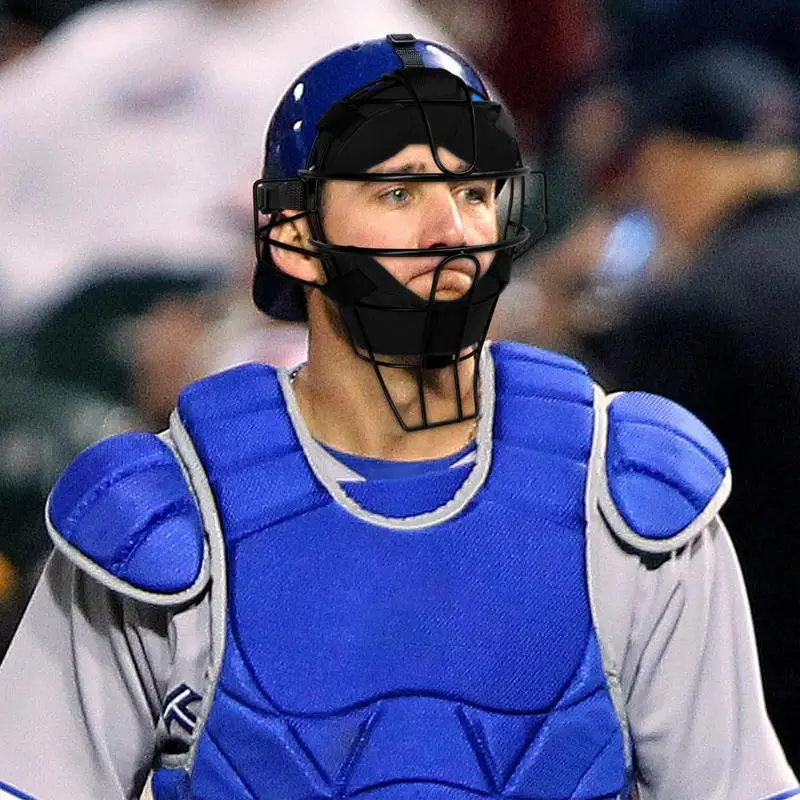 Baseball Catcher Masque Adjustable Umpire Masque For Baseball Traditional Hollow Steel Comfortable Fit Umpire
