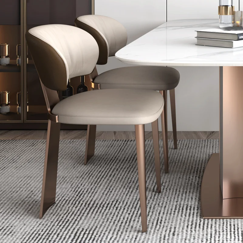 

Party Dining Chairs Unique Modern Ergonomic Stool Kitchen Chair Leather Desk Floor Mobile Silla Plegable Balcony Furniture