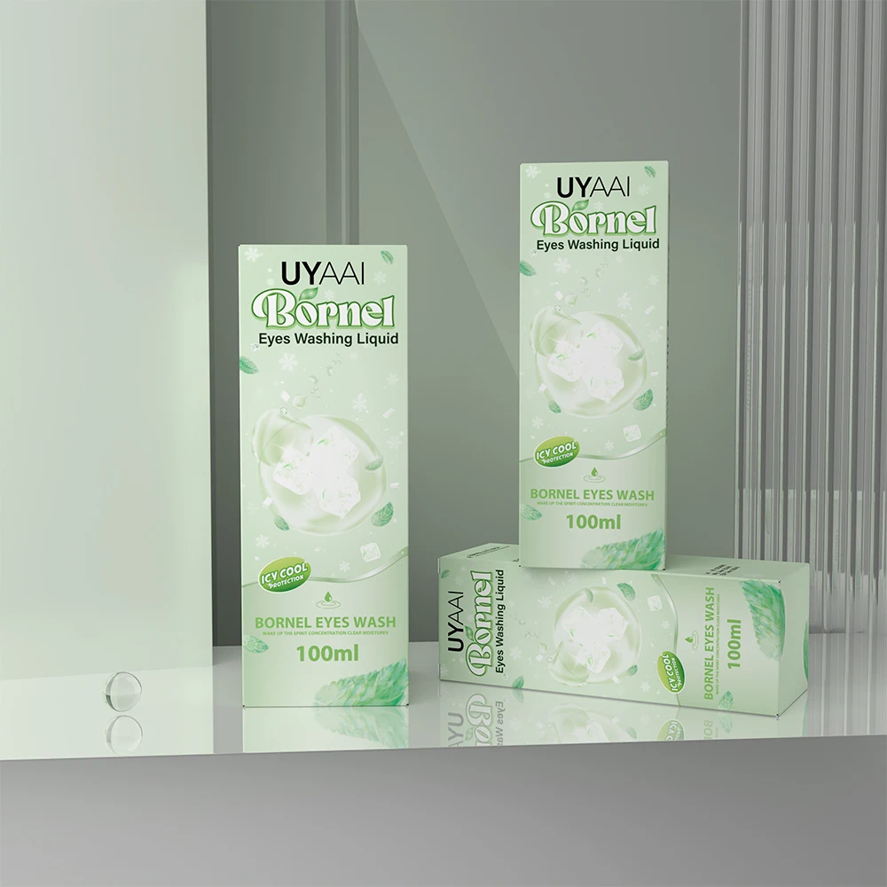 UYAAI 100ml Borneol Eyes Wash Liquid Icy Cool Feeling Clean The Eyes Eye Health Clear Moisture Usage And Dosage borneol eyes wash liquid