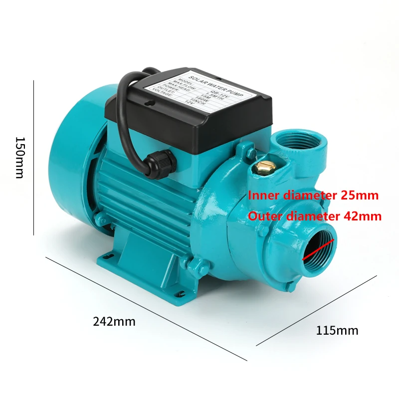 DC 12V 24V Water Pump Brushed Motor Booster Large Flow Self