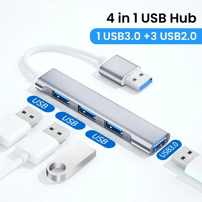 Hub multi USB haut débit 3.0 - Supergénie