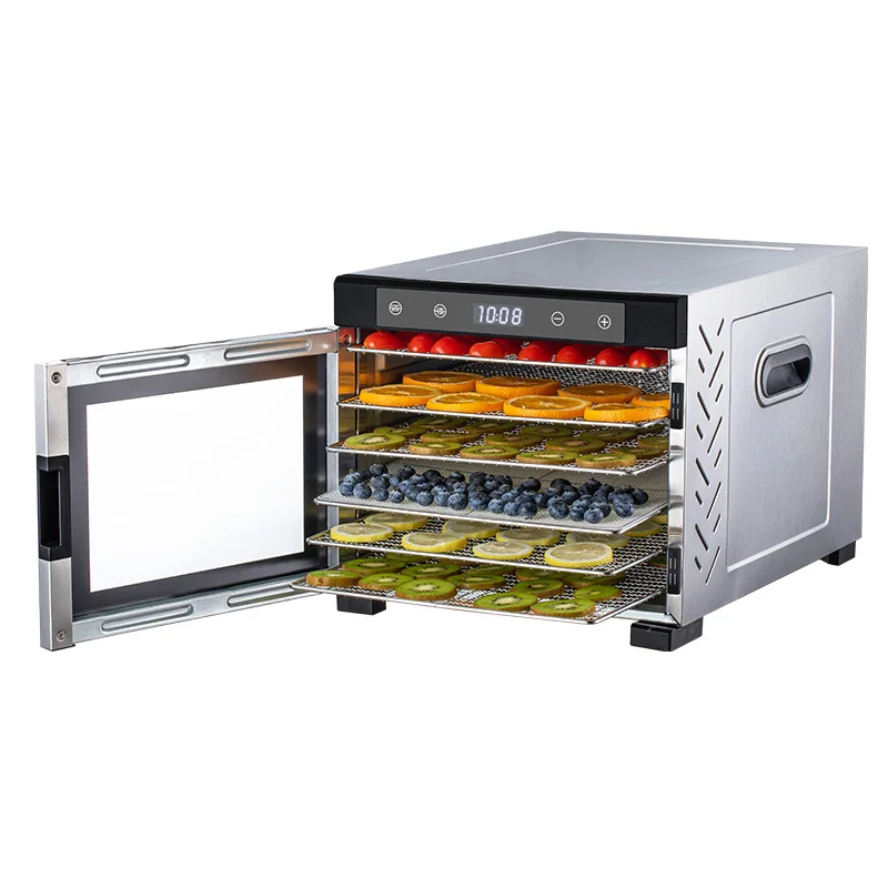Vegetable DehydratorEasy Operating Electric 6 Trays Food Beef Meat Fruit Vegetable Dehydrated Dryer Dehydrator