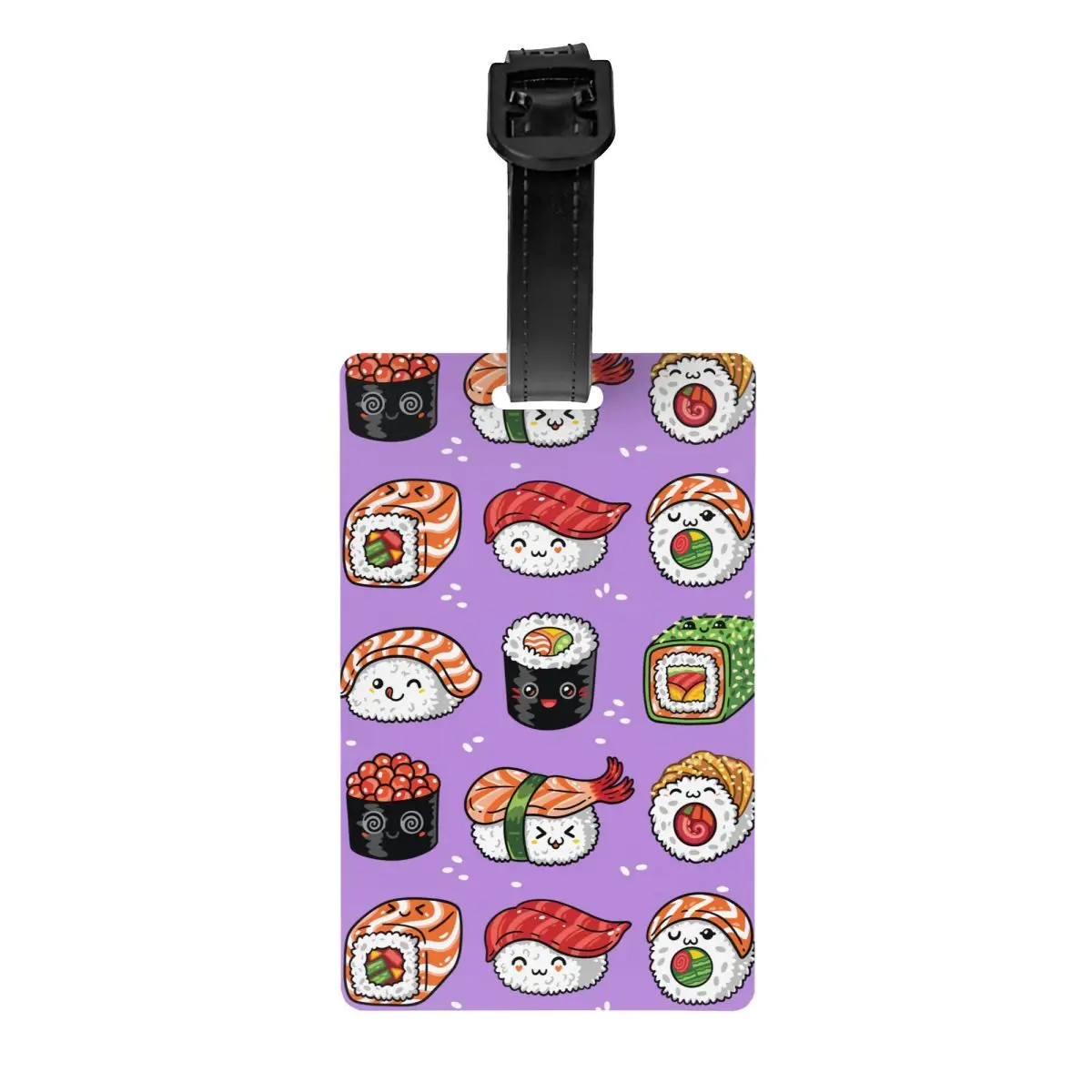 

Персонализированные ярлыки для багажа Kawaii японские суши, защита конфиденциальности, Мультяшные Аниме Манга, ярлыки для багажа, дорожная сумка, ярлыки, чемодан