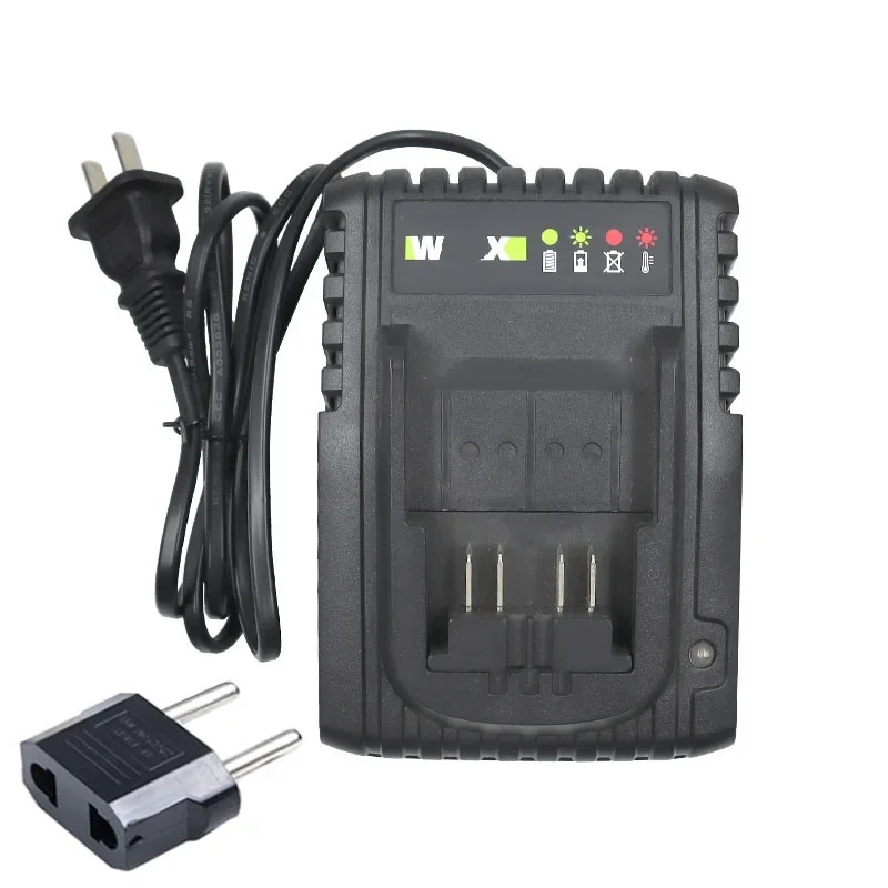 

WA3921 Li-ion Battery Charger For Worx 18V 20V WA3593 WA3595 WA3596 WA3016 WA3401 Lithium Battery WA3922 WA3924 WA3927 WU279