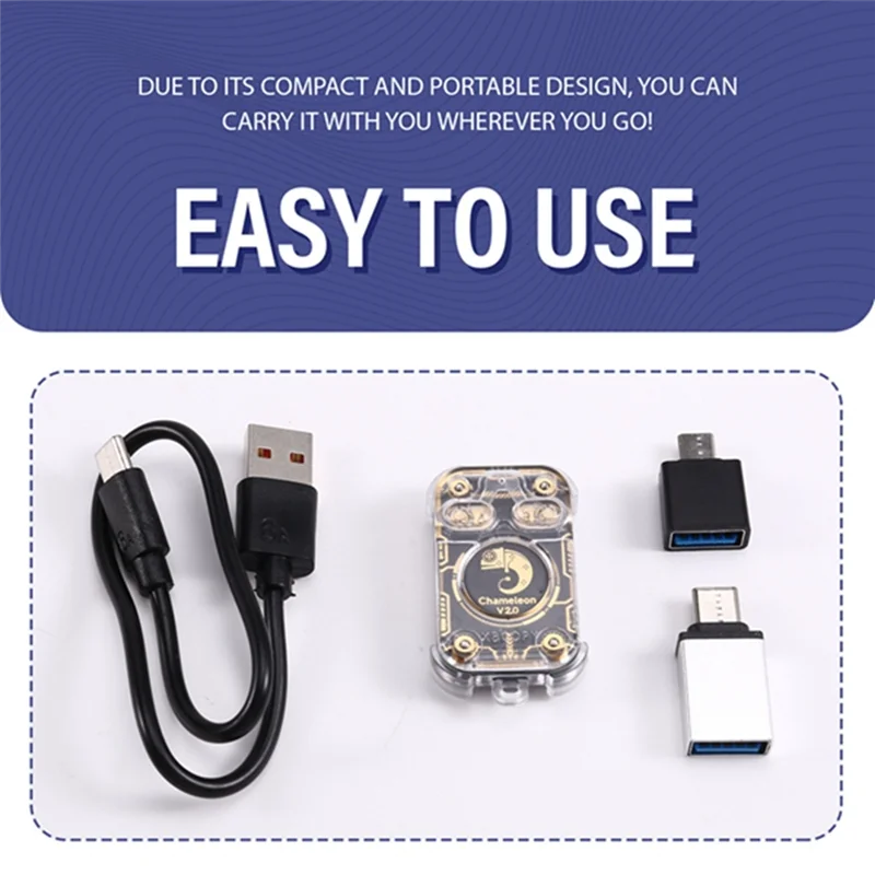 【추천】카멜레온 V2.0 RFID 리스타트 스마트 카드 에뮬레이터 리더 스마트 칩 에뮬레이터 125K 13.56Mhz NFC 복제 카드 디코더